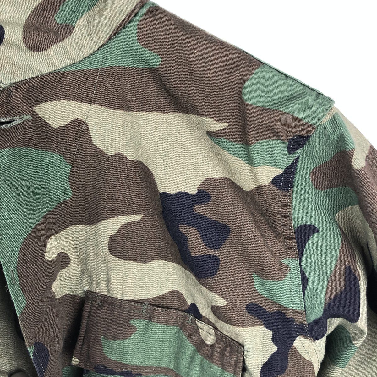 古着 80年代 米軍実品 迷彩柄 ウッドランドカモ B.D.U ミリタリー 