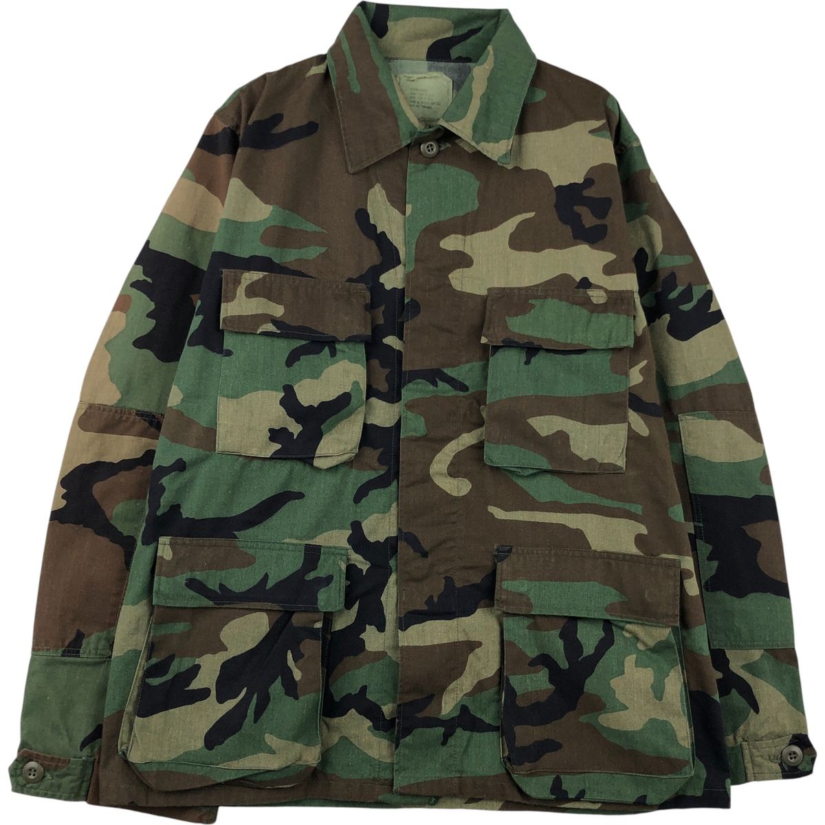 古着 80年代 米軍実品 迷彩柄 ウッドランドカモ B.D.U ミリタリー