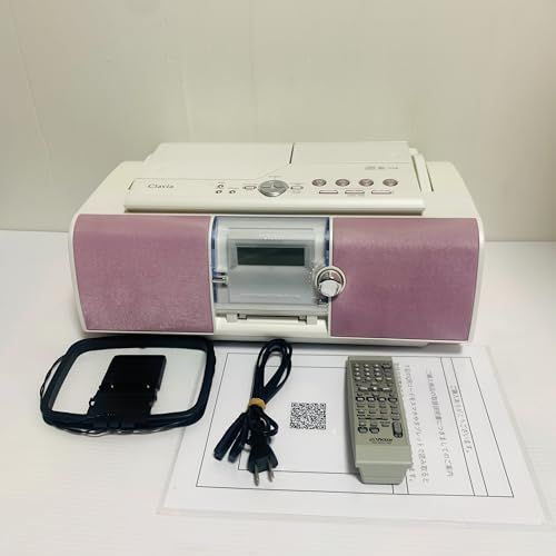 【良品】ビクター Clavia RC-L1MD CD/FM動作OK ピンク 生活家電 【】「非常に良い」JVCケンウッド ビクター CD-MDポータブル