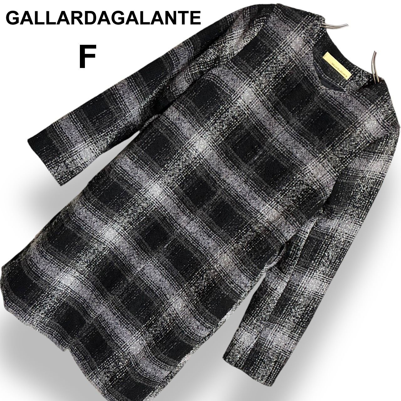 GALLARDA GALANTE チェック柄 ロングコート 【公式通販】