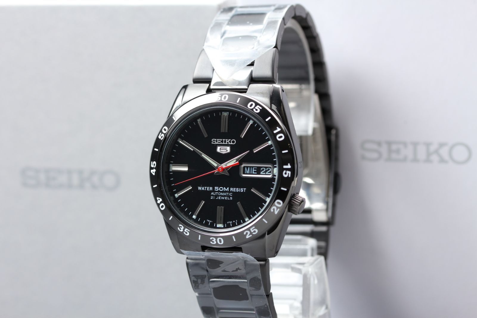 NOS・フルセット】SEIKO 7S26-02T0 自動巻き ブラック 36mm メンズ 