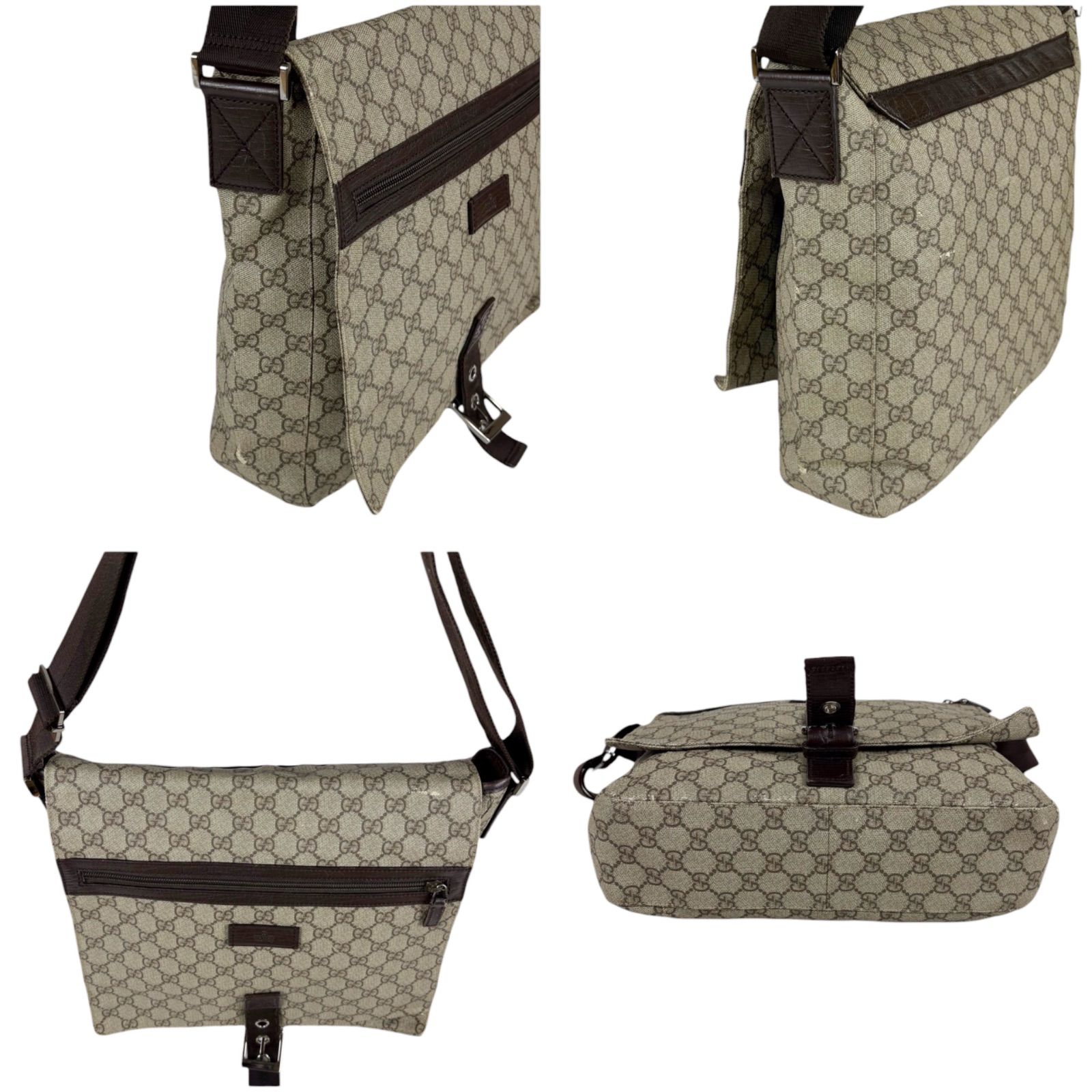 グッチ GUCCI GGスプリーム クロスボディバッグ メッセンジャーバッグ