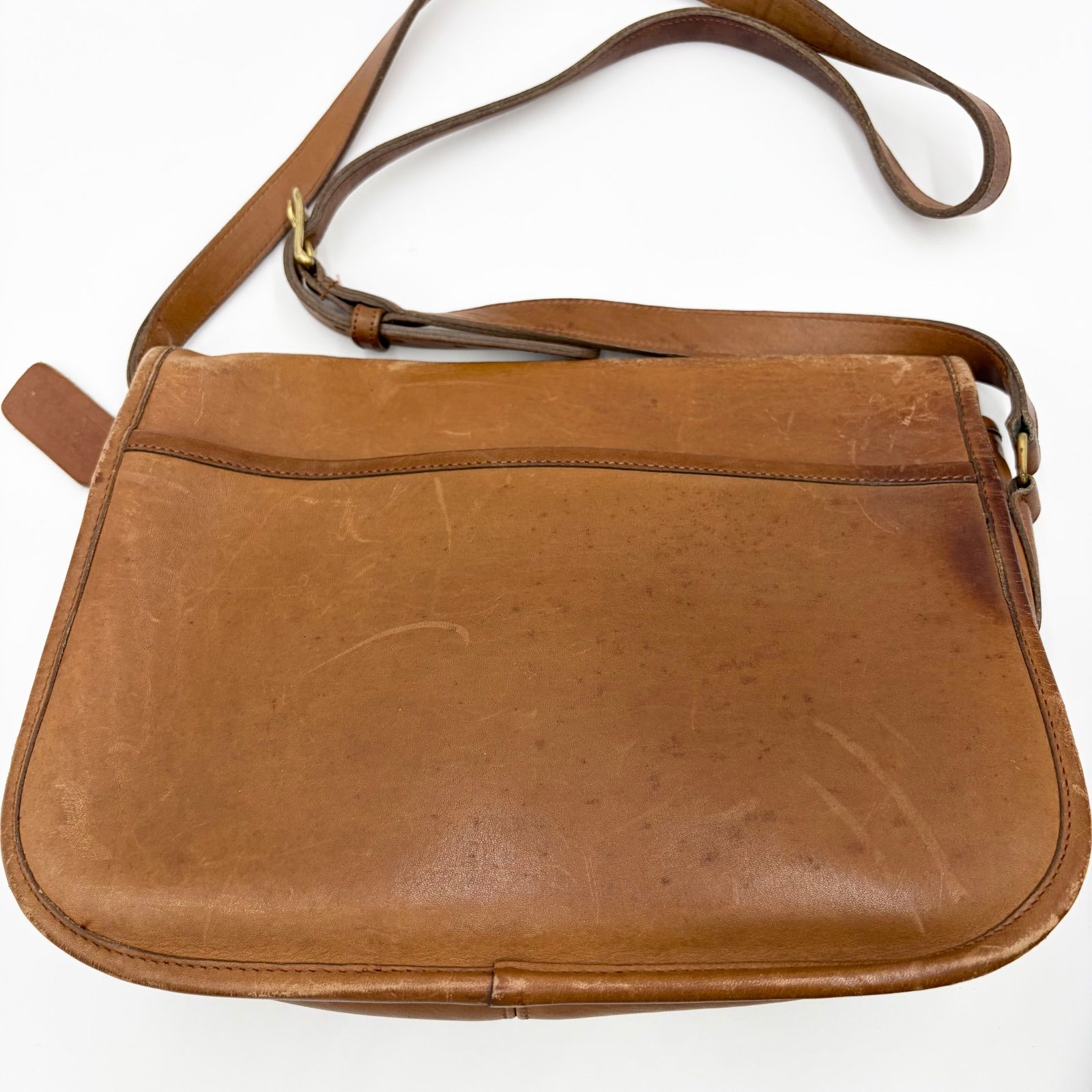 オールドコーチ OLDCOACH ショルダーバッグ ターンロック ブラウン 
