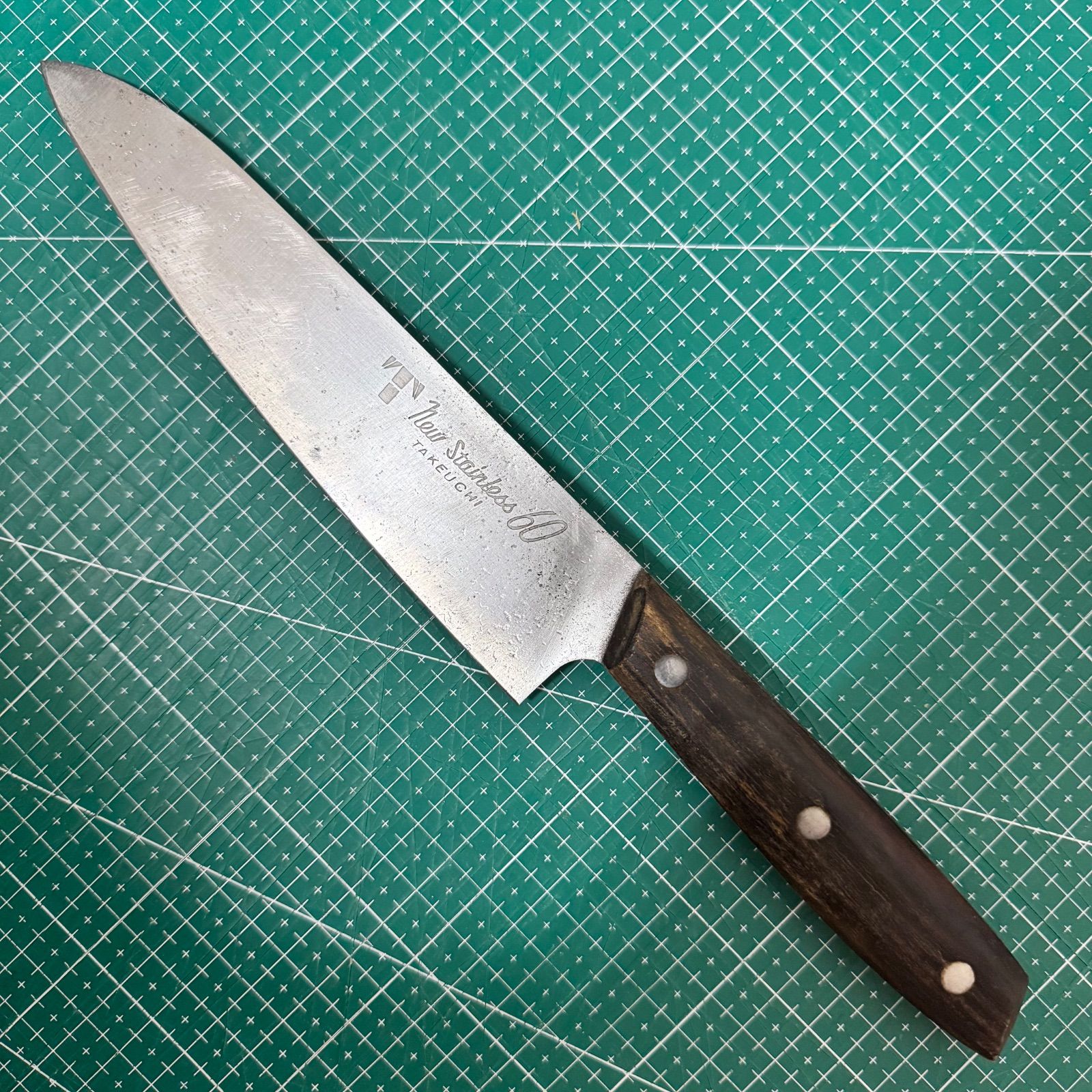 職人研ぎ済☆越前の技】竹内刃物製作所☆牛刀 180mm☆極薄・軽量☆日本