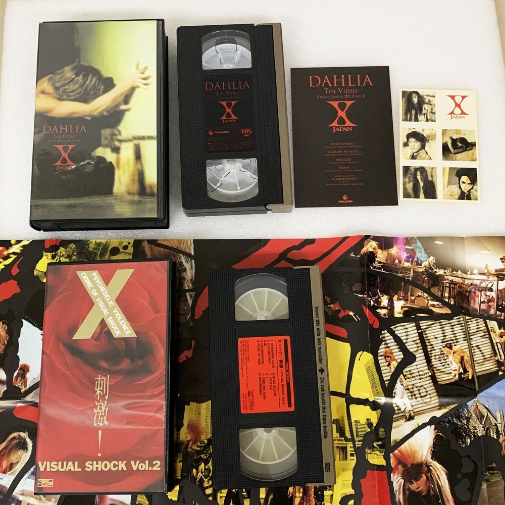 ロックバンド X JAPAN エックスジャパン 4本セット DAHLIA The HIDEO