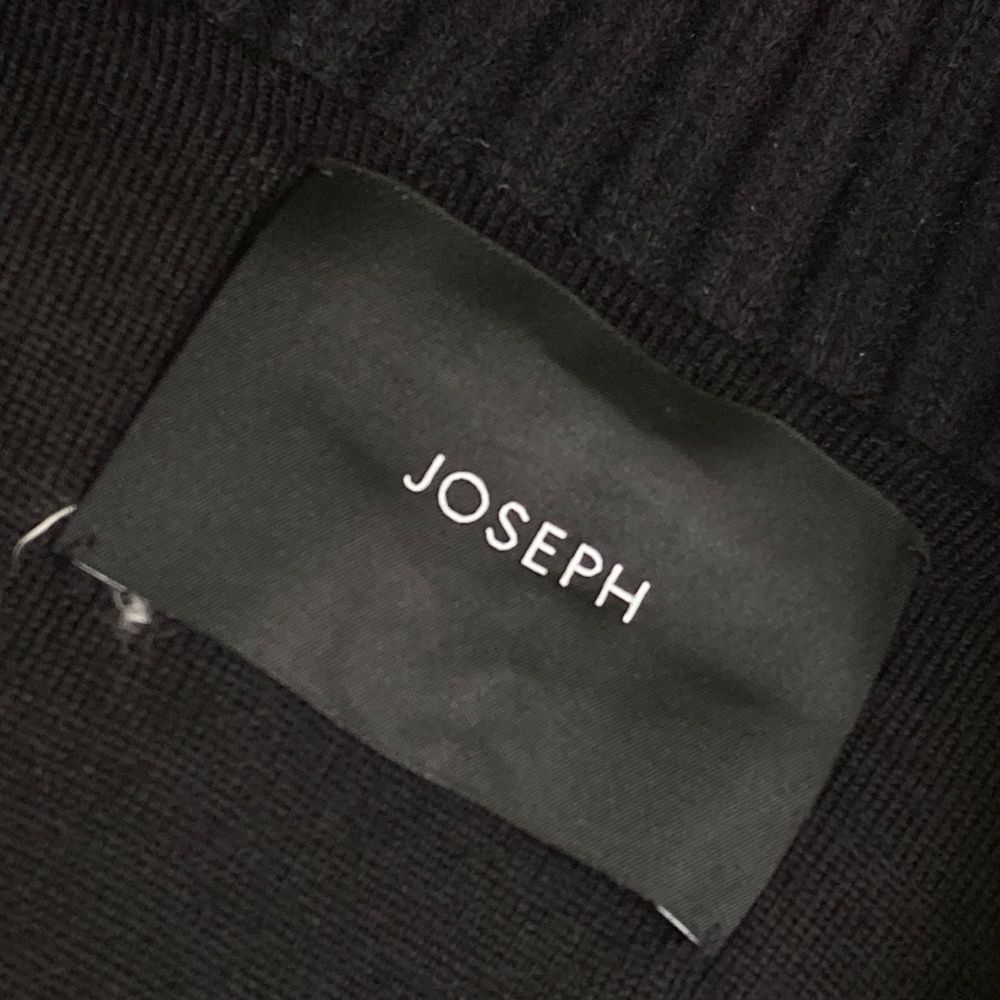 JOSEPH ジョゼフ ソフトウール ダウンジャケット ブラック系 M 