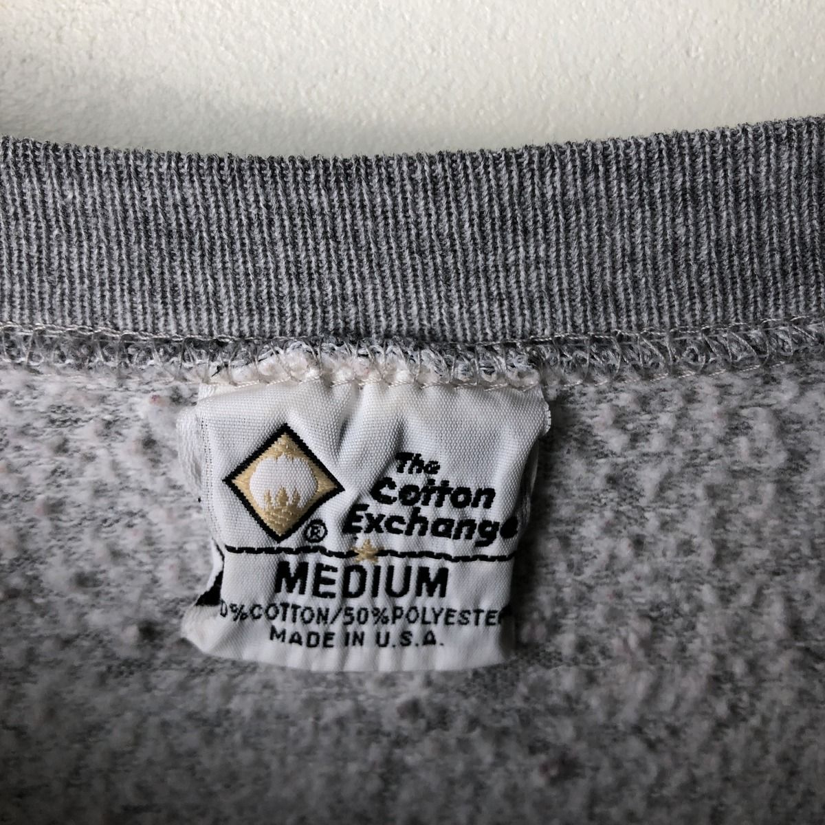 古着 90年代 THE COTTON EXCHANGE カレッジスウェットシャツ 