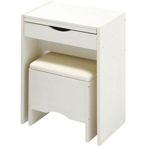 4営業日で発送 ドレッサー スツール付き DR-5070HC MW