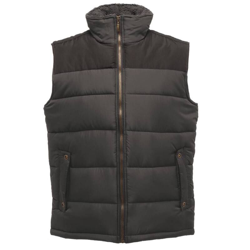 レガッタ メンズ アウター ジャケット・ブルゾン Regatta Menstandout Altoona Insulated Bodywarmer Jacket Seal Grey And Black ブラック
