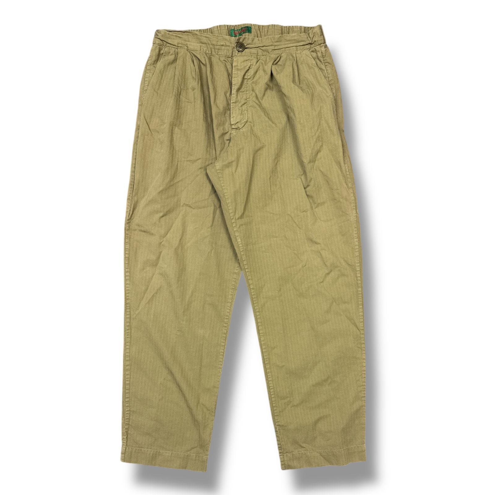 CASEY CASEY 23SS Herringbone Cotton Pants ヘリンボーンコットン