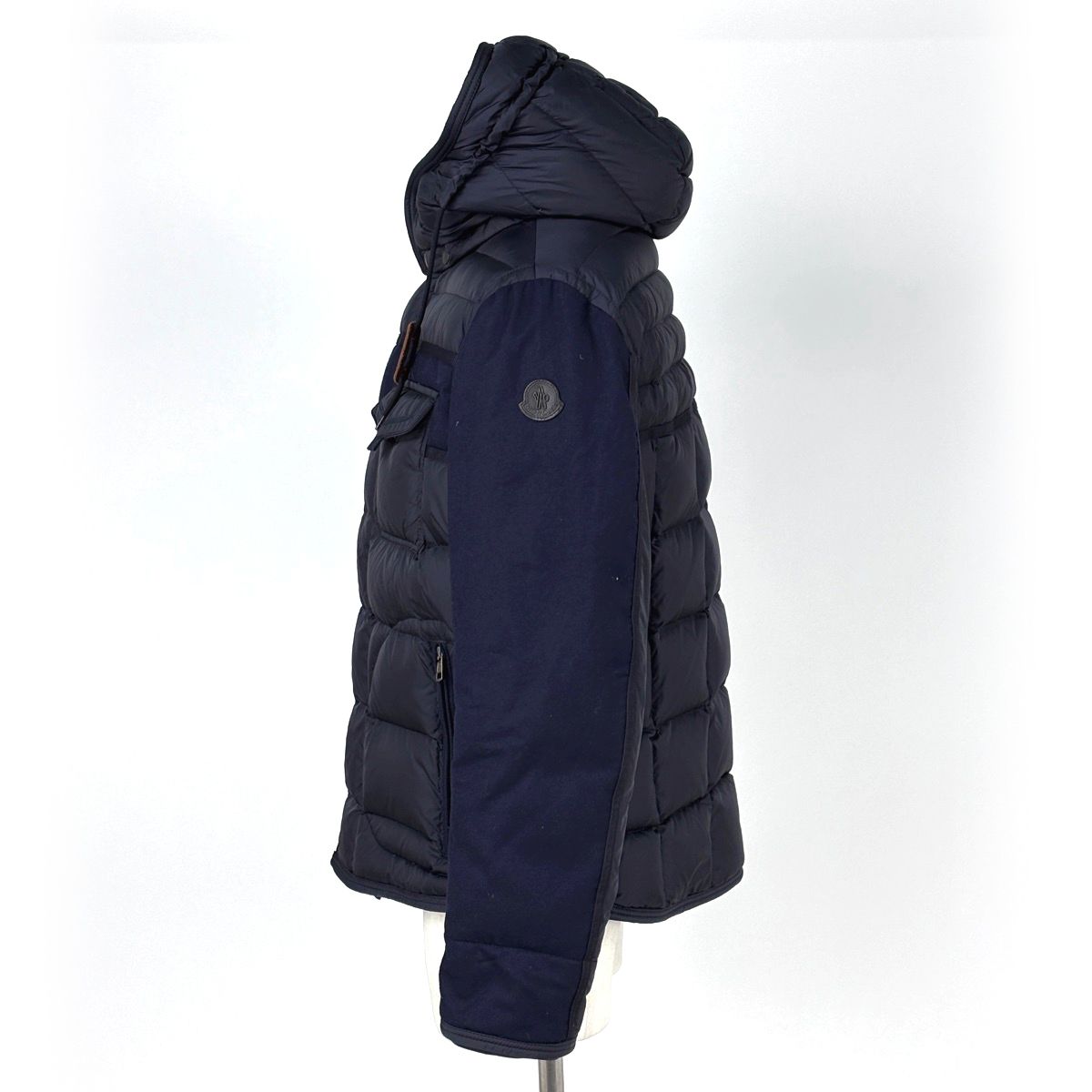MONCLER ライアンフード付きダウンジャケット ネイビー