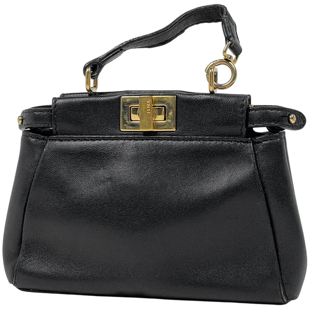 フェンディ FENDI マイクロ ピーカブー ハンドバッグ 2WAY ショルダー 