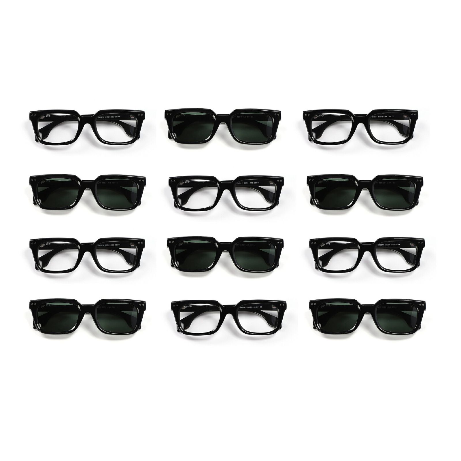 $ole $ole only ソールオンリー Urban Edge Square アーバンエッジ スクエア sunglasses Clear サングラス ケース付き クリア メンズ レディース ユニセックス 男女兼用 only ソールオンリー wellington ウィリントン型