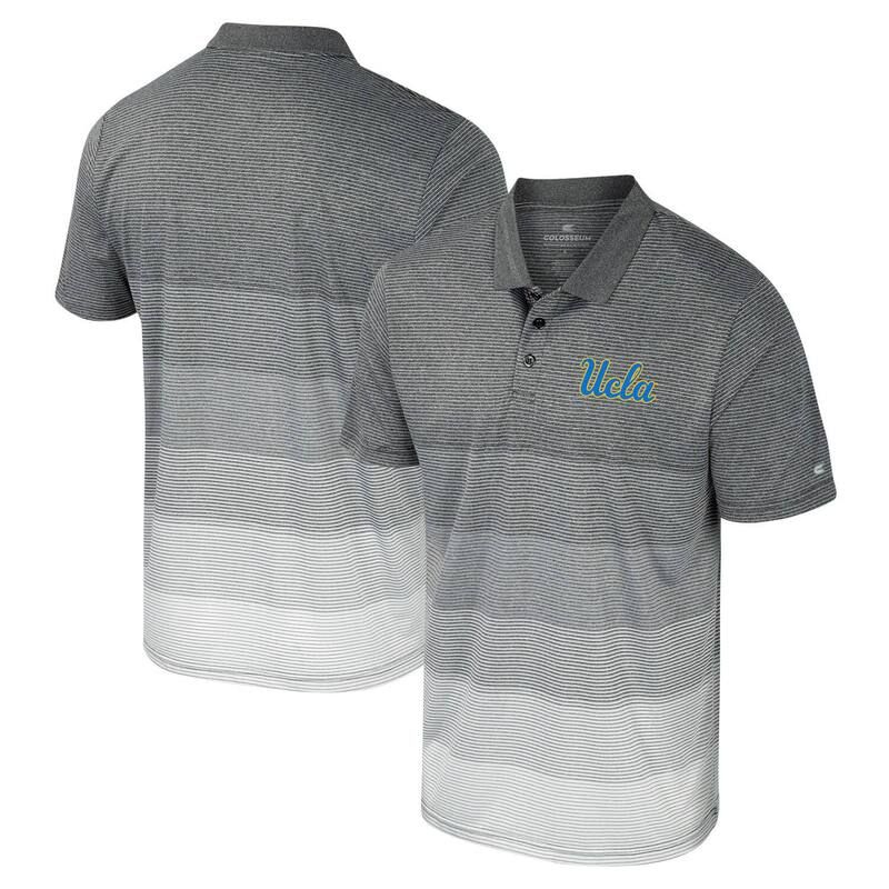 コロシアム メンズ トップス Tシャツ ポロシャツ メッシュ Mens Colosseum Gray UCLA Bruinstriped Mesh Polo Ucl Grey グレー