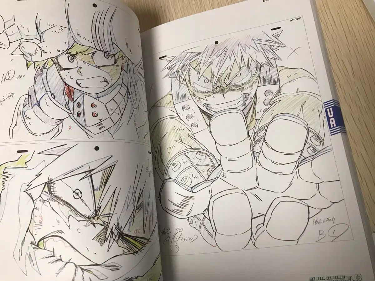 ヒロアカ 原画 集 原画集2冊セット キャラクター編・アクション編 僕の 