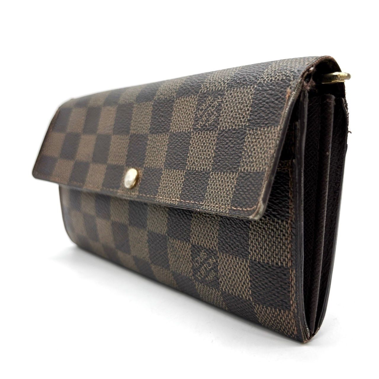 良品】LOUIS VUITTON ルイヴィトン ポルトフォイユ サラ ダミエ長財布 