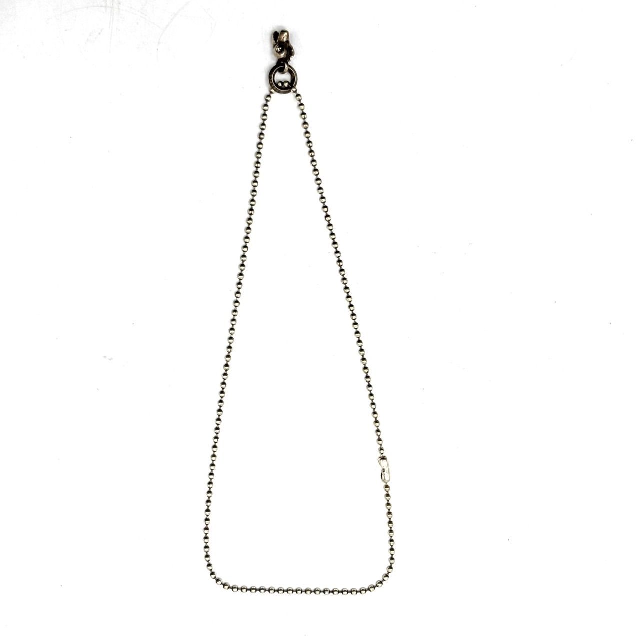 良品】 CHROM HEARTS クロムハーツ ディノ ヘッド ネックレス シルバー