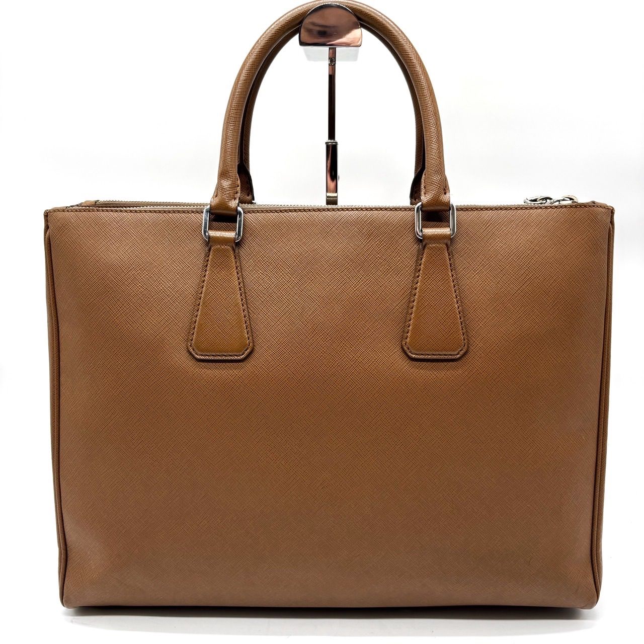 良品】prada Y2K triangleplate 2way shoulderbag saffianoleather 