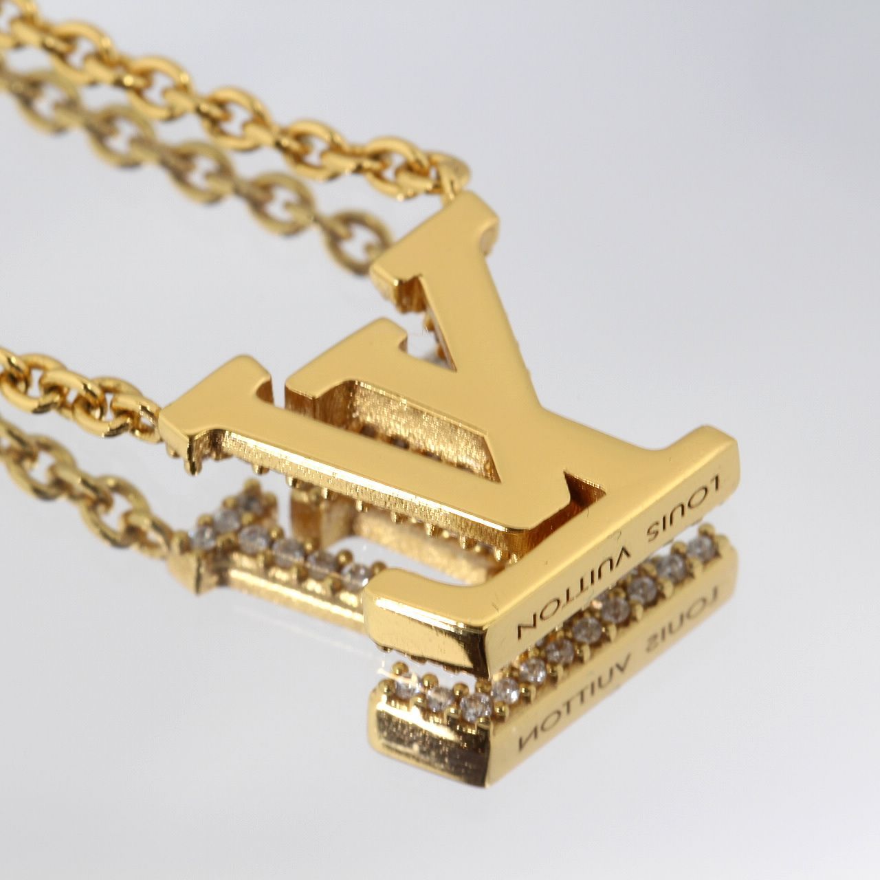 美品 ルイヴィトン コリエ LV アイコニック ネックレス M00596 GP