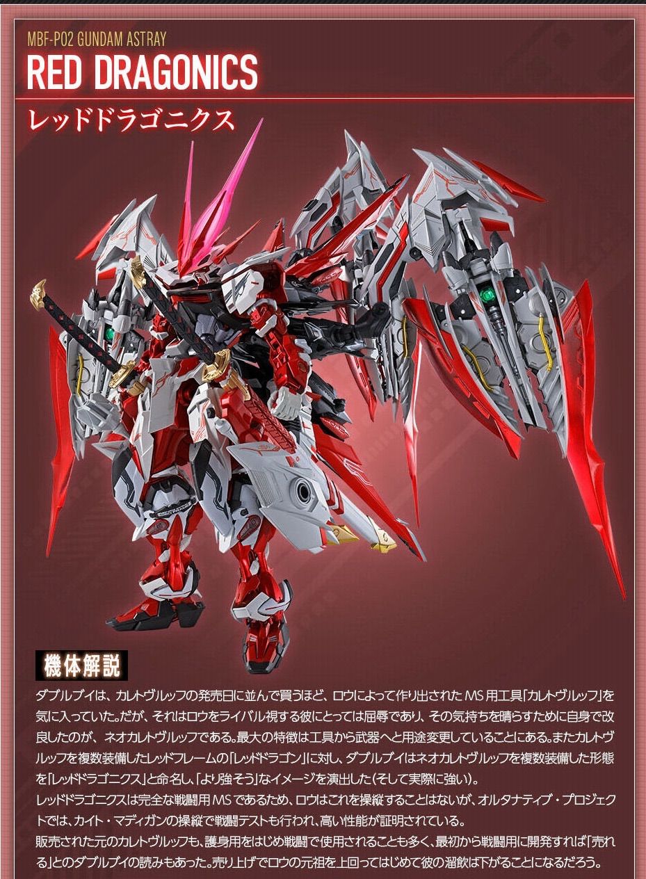 METAL BUILD ガンダムアストレイ レッドドラゴニクス 『機動戦士