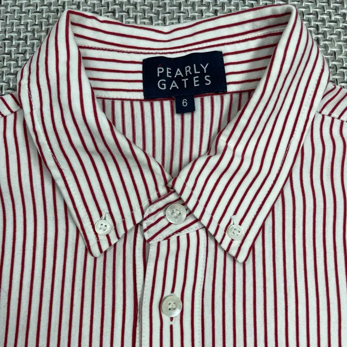 PEARLY GATES ストライプ 長袖 シャツ PEARLY GATES ストライプシャツ