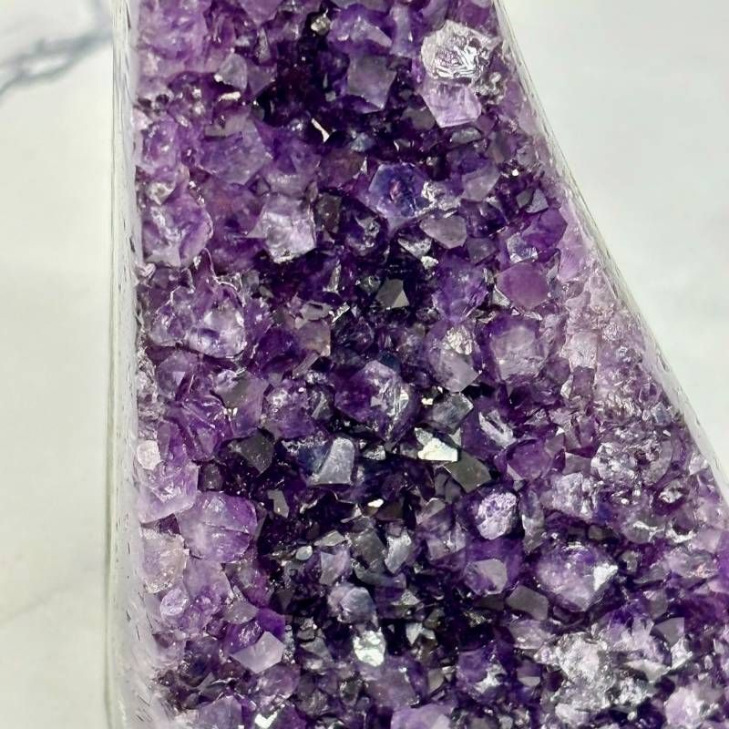 283：アメジストクリスタルジオード 333g 天然石 原石 晶洞 結晶 濃紫