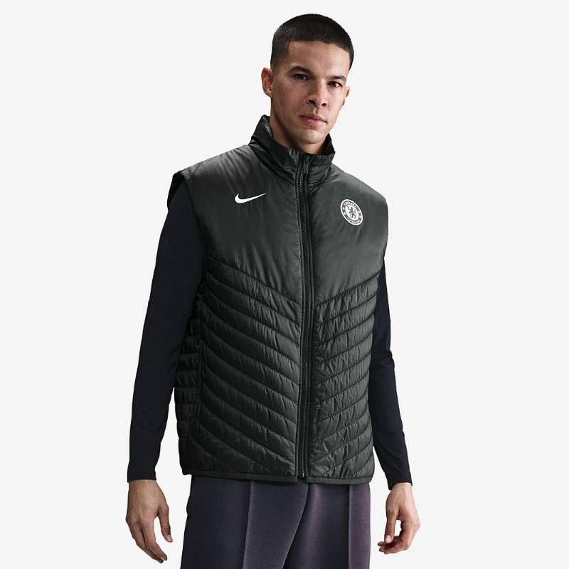 【送料無料・匿名配送】Nike ナイキ チェルシー 25/26 Therma-FIT Windrunner ベスト 緑 新品 正規品