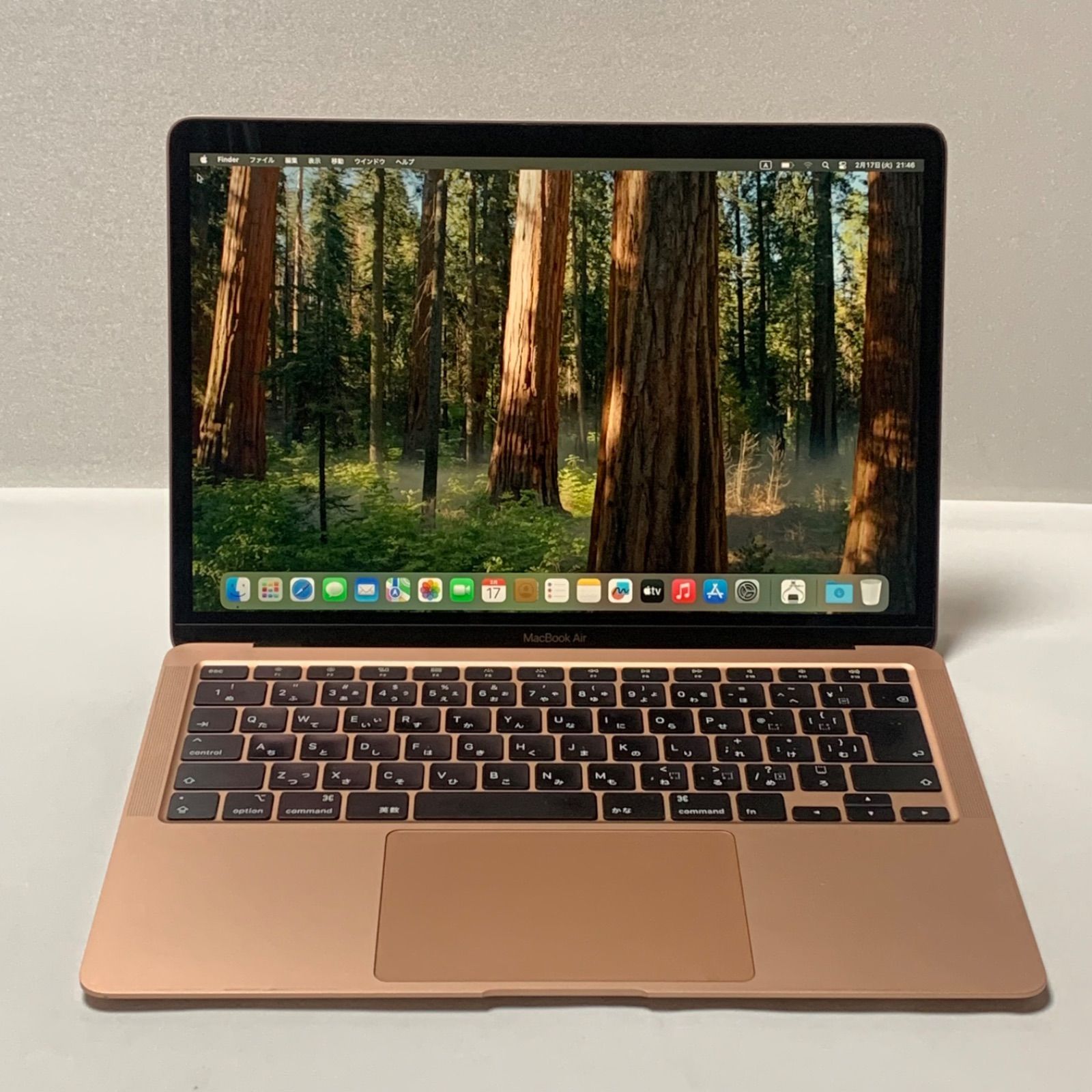 美品】MacBook Air 2020年 SSD256GB メモリ8GB ローズゴールド 13.3