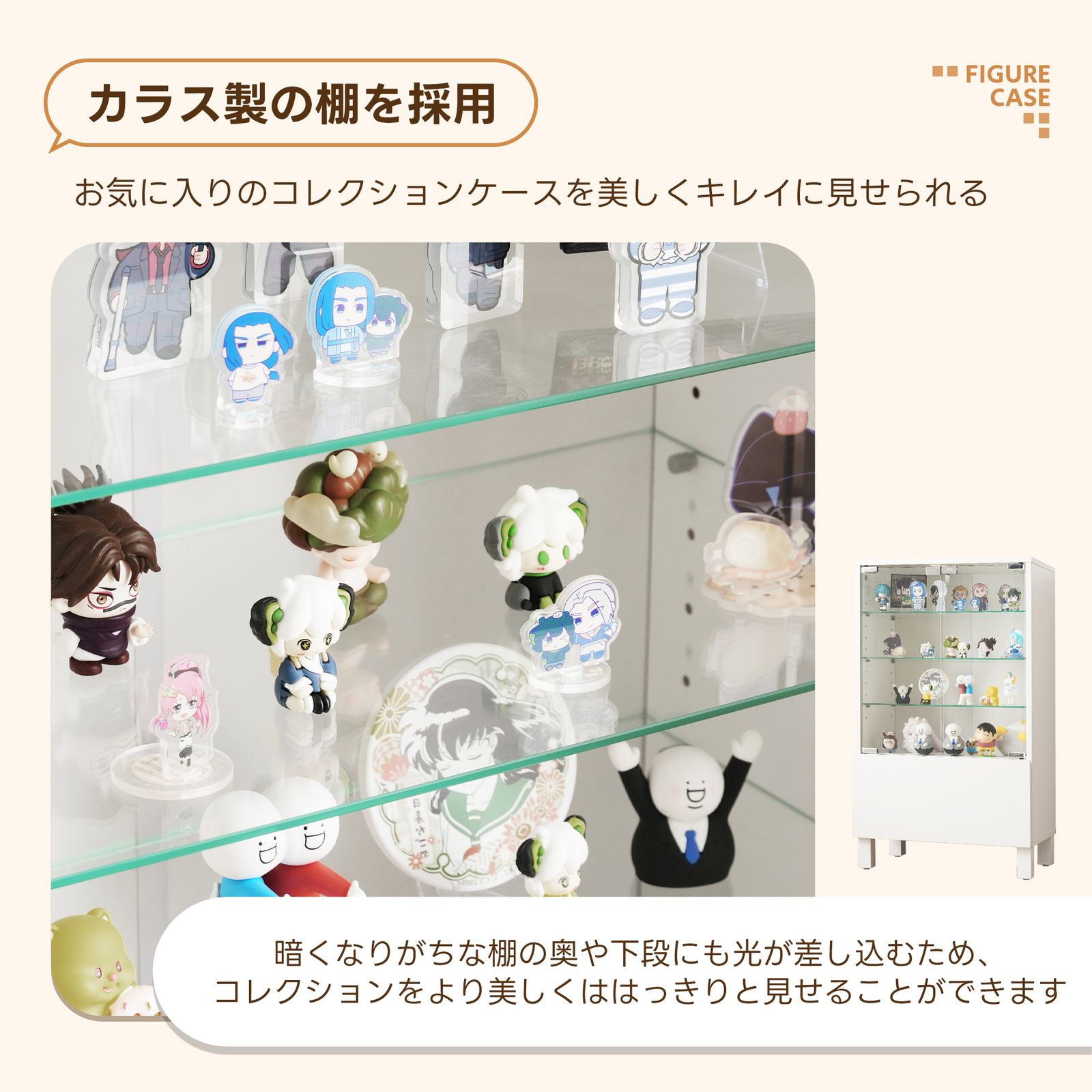 6月28日再入荷予定】ガラスケース コレクションケース コレクション