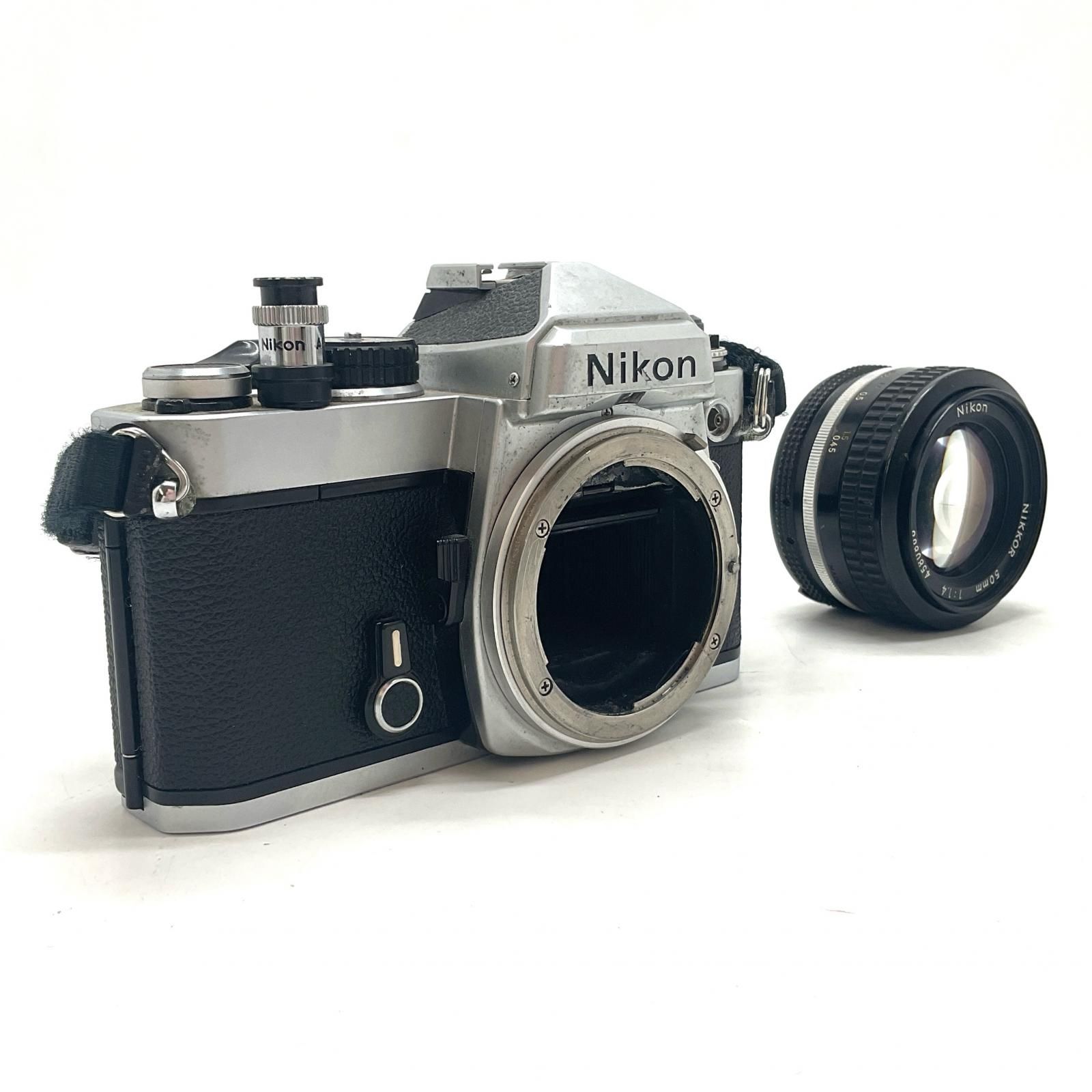 カメラ 【最速発送】Nikon FE ボディ シルバー Ai Nikkor 50mm F1.4