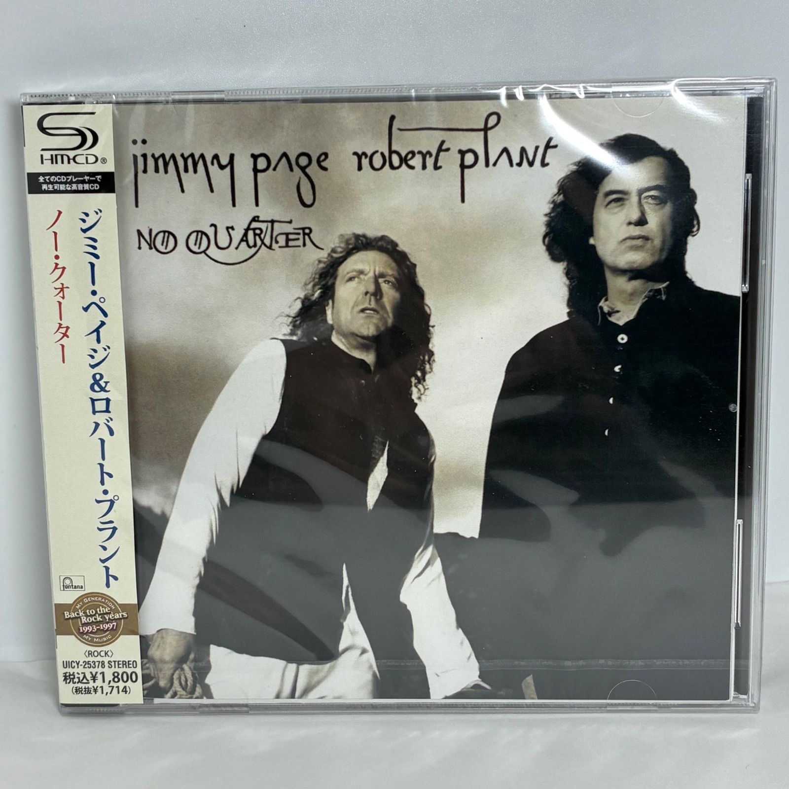 未開封新品 ジミー・ペイジ&ロバート・プラント 「ノー・クォーター