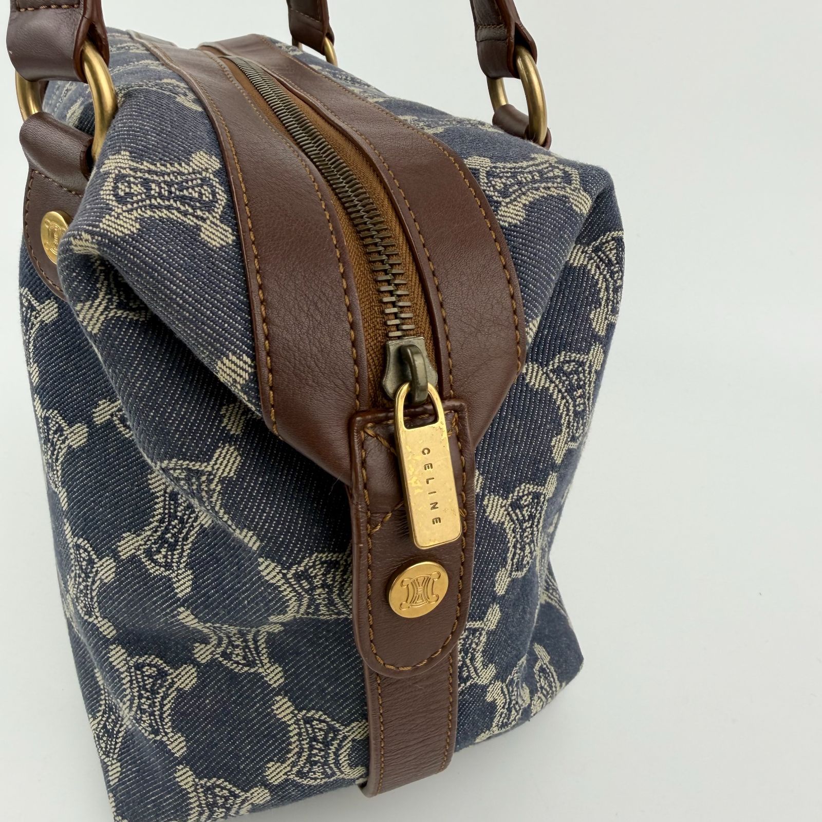 中古】CELINE セリーヌ パリマカダム ハンドバッグ ショルダー 中古】CELINE セリーヌ パリマカダム ハンドバッグ ショルダー
