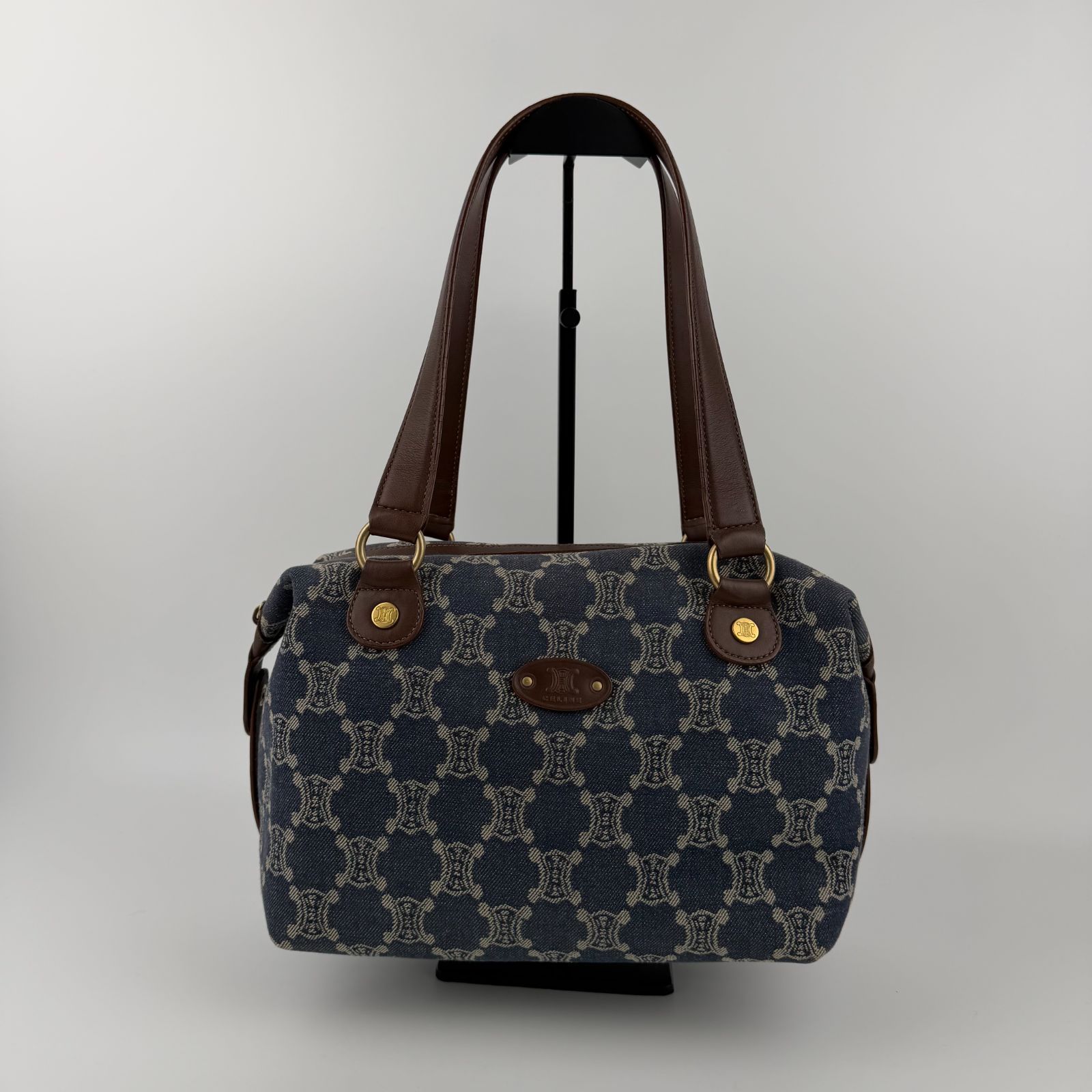 中古】CELINE セリーヌ パリマカダム ハンドバッグ ショルダー 中古】CELINE セリーヌ パリマカダム ハンドバッグ ショルダー