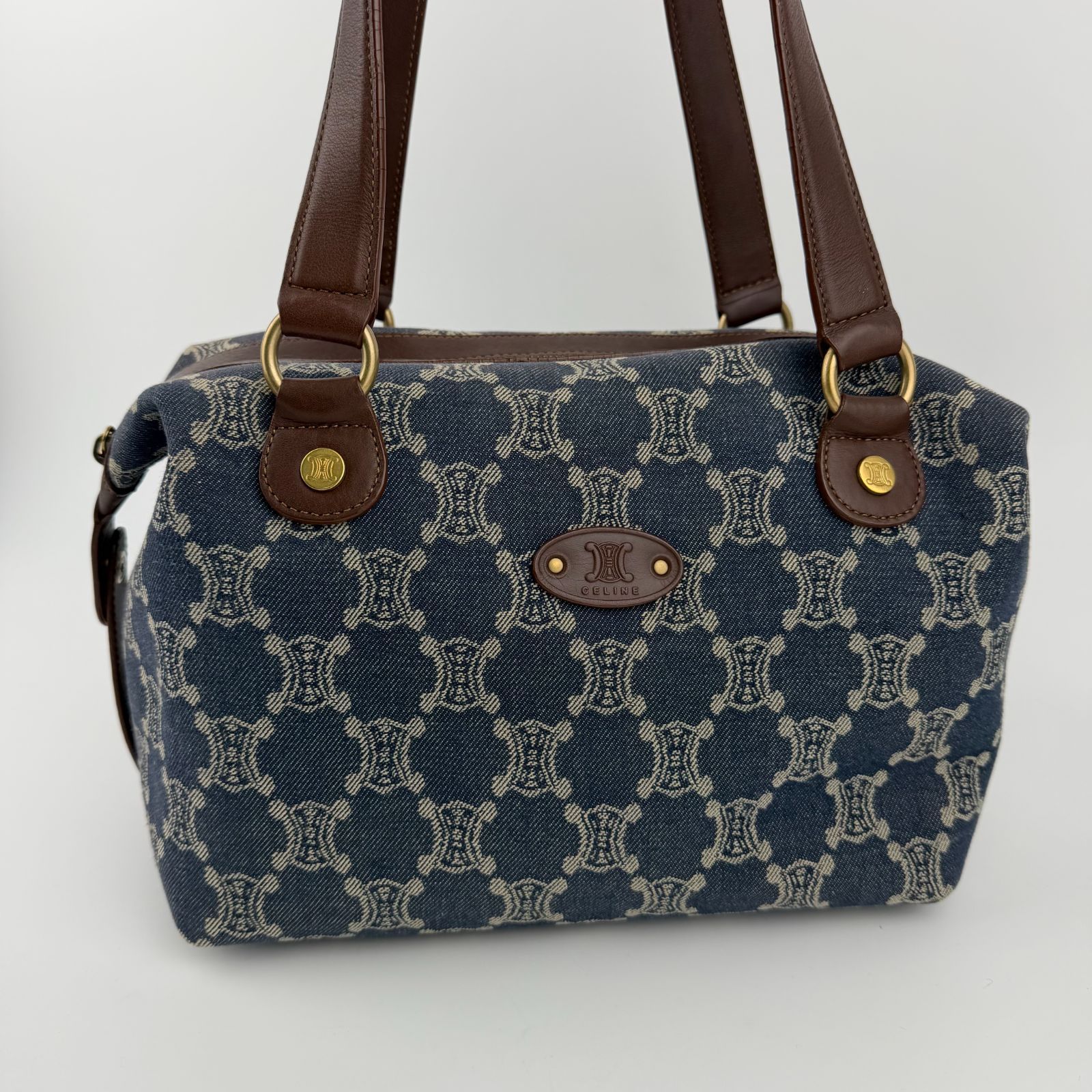 中古】CELINE セリーヌ パリマカダム ハンドバッグ ショルダー 中古】CELINE セリーヌ パリマカダム ハンドバッグ ショルダー