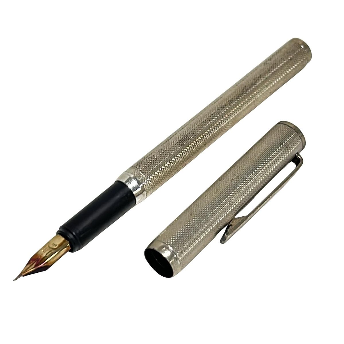 dunhill/ALFREDDUNHILL(ダンヒル) 万年筆 - K14YG×シルバー ペン先K14