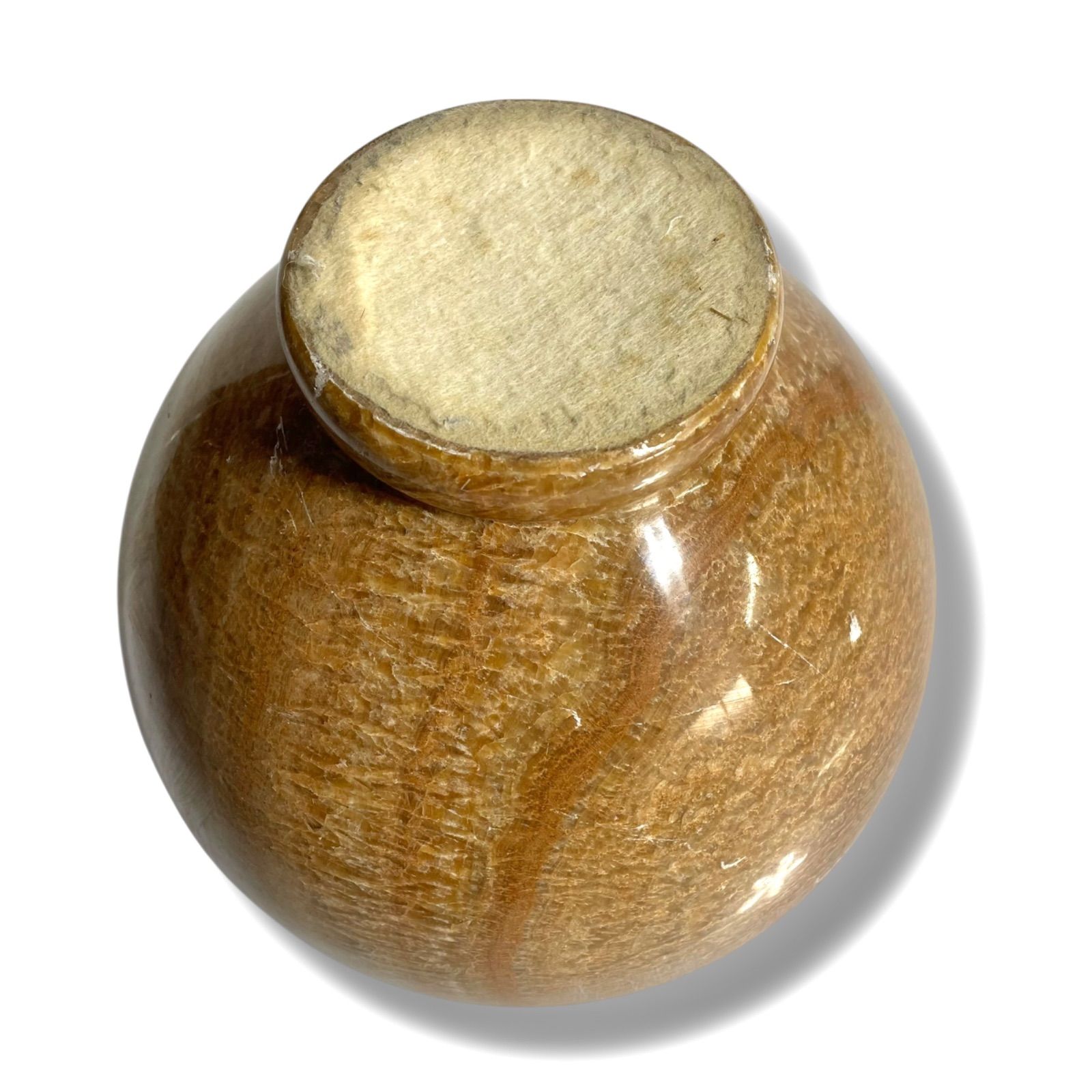 縁起物 美品】 特別天然記念物 山口県 秋芳洞 鍾乳石 壺 銘品 希少骨董