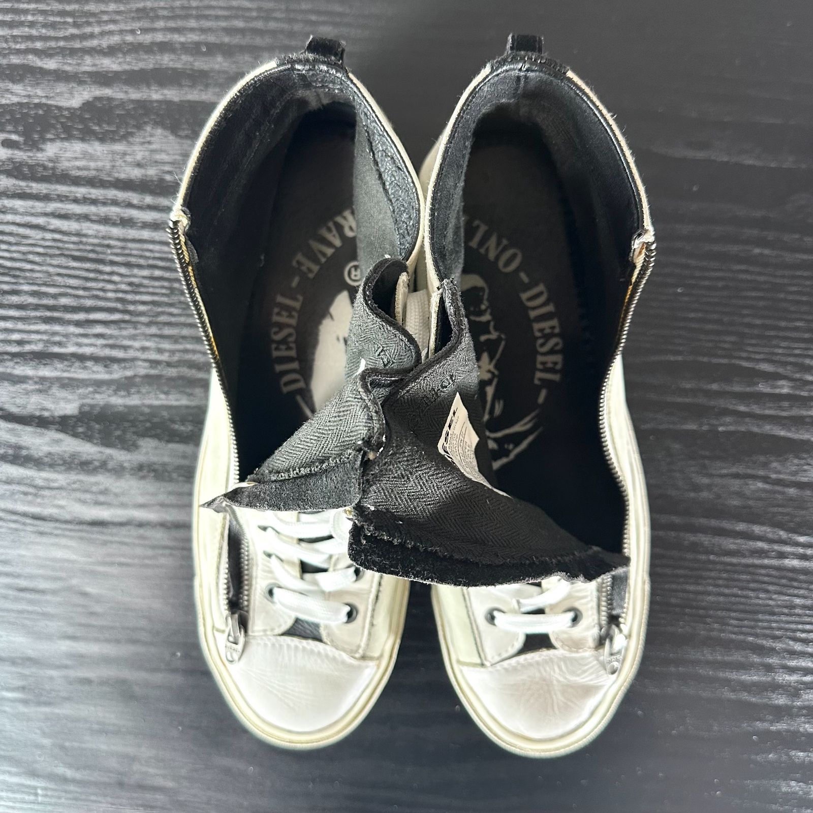 archive y2k grunge gimmick S674 DIESEL ディーゼル EXPO-ZIP サイド