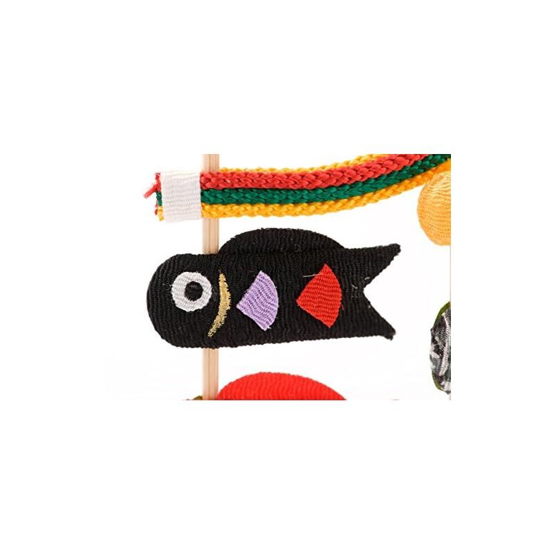 新品】 リュウコドウ 五月人形 三本立ち 鯉のぼり 間口21cm x 奥行3cm