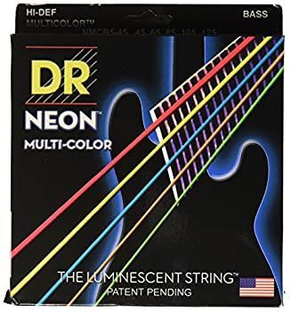 DR ベース弦 5弦 NEON ニッケルメッキ マルチ カラー コーテッド .045-.125 NMCB5-45