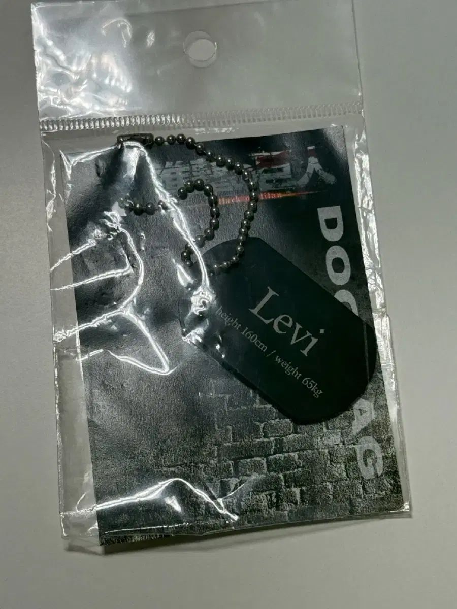 進撃の巨人 リヴァイ 軍番줄 キーホルダー ドッグタグ 出品