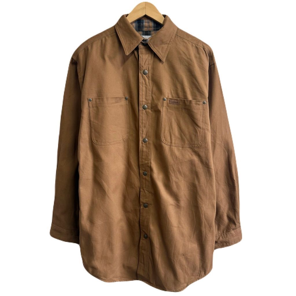 Carhartt カーハート ダック地シャツジャケット 裏地チェック柄