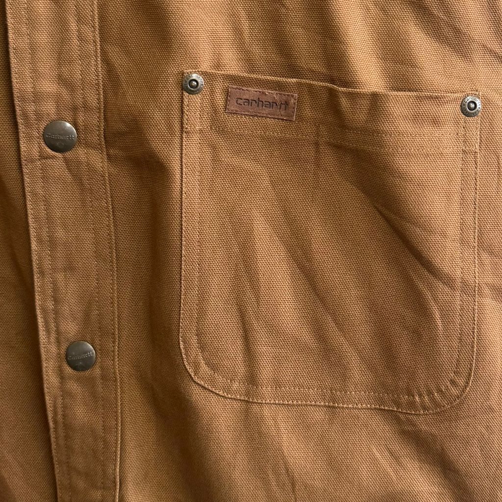 Carhartt カーハート ダック地シャツジャケット 裏地チェック柄