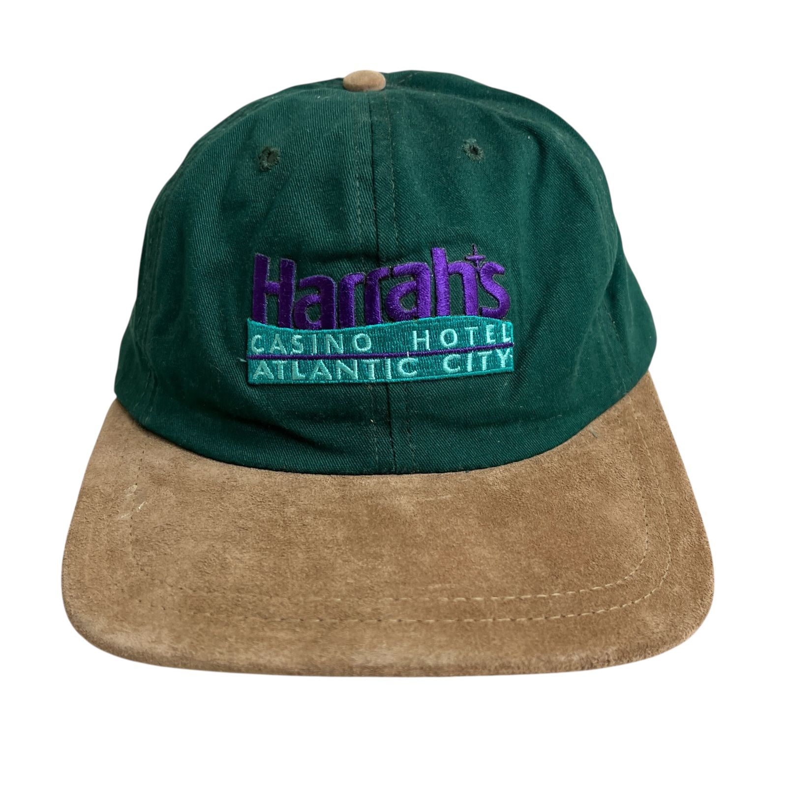 キャップ/帽子】90s USA製 Harrah's CASINO HOTEL ATLANTIC CITY