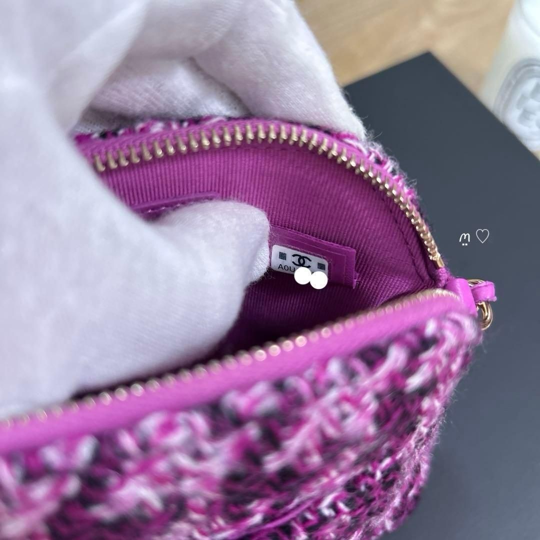 新品CHANELシャネル ツイードショルダーバッグ 斜めがけ VIPイヤー