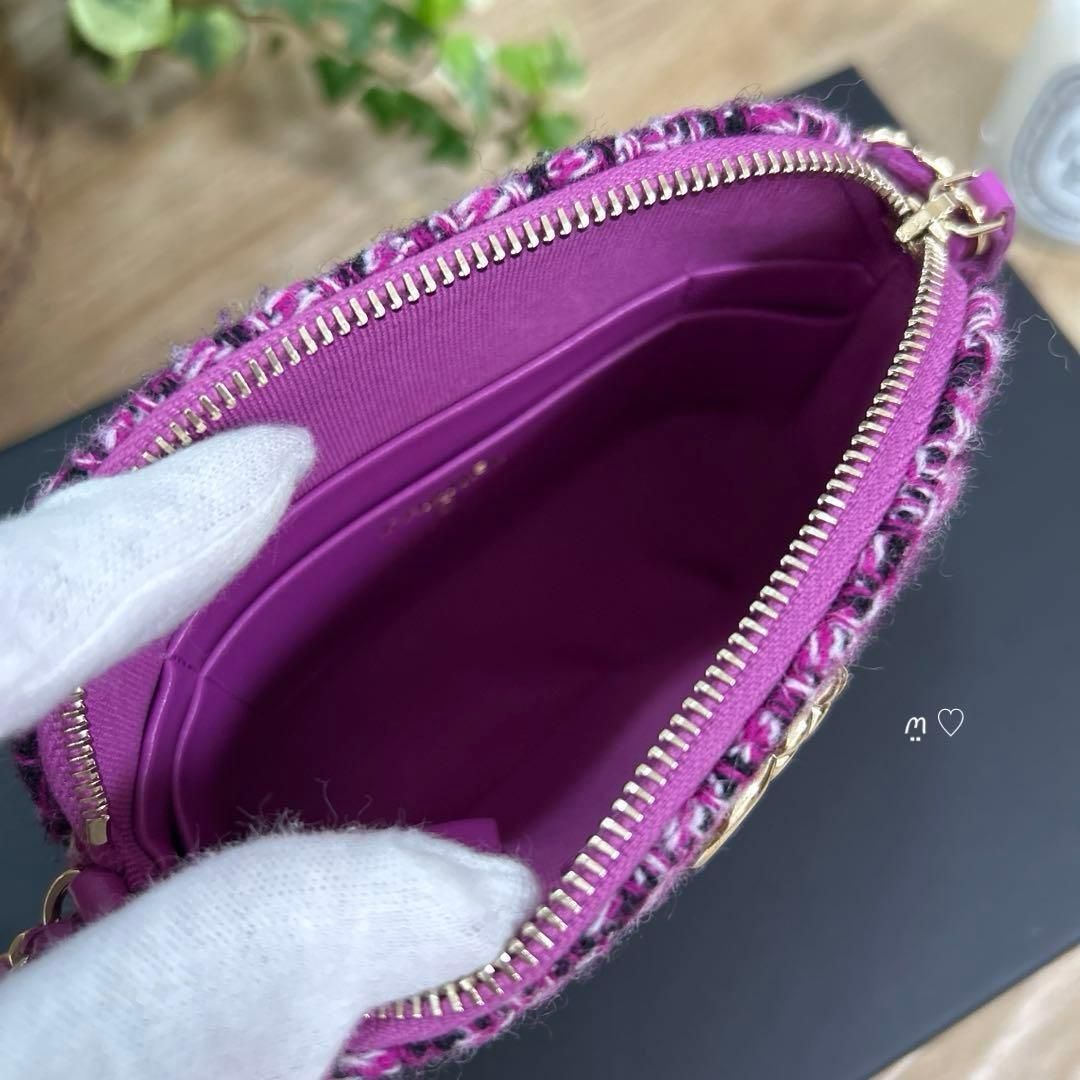 新品CHANELシャネル ツイードショルダーバッグ 斜めがけ VIPイヤー