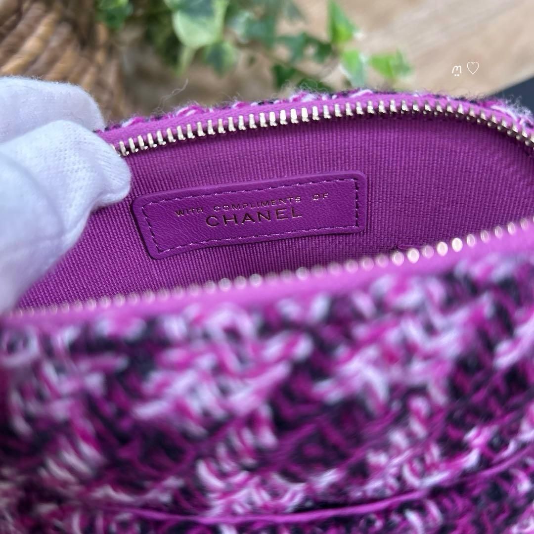 新品CHANELシャネル ツイードショルダーバッグ 斜めがけ VIPイヤー