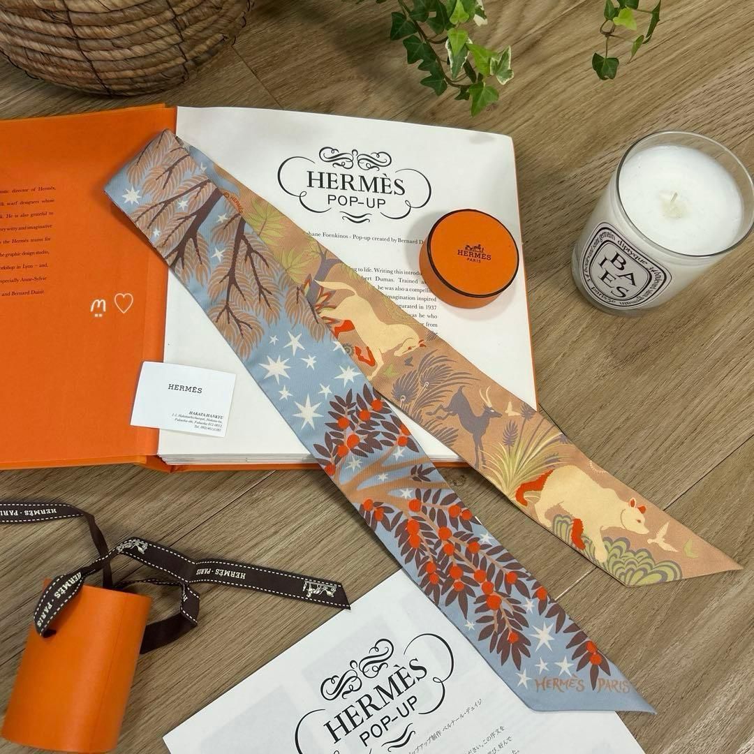 HERMES エルメス ツイリー オルフェウスの魅力に誘われて シルク