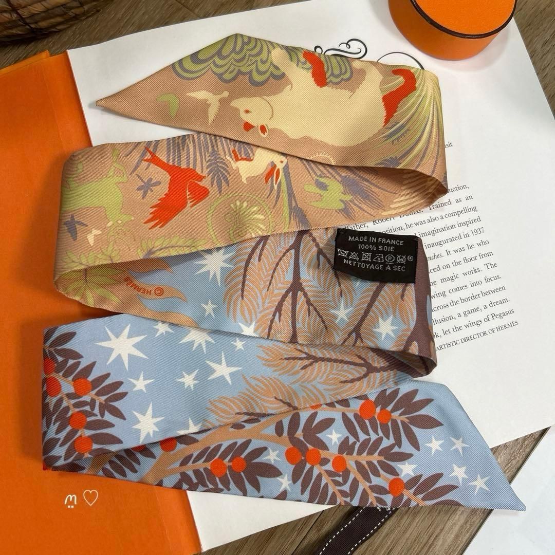 HERMES エルメス ツイリー オルフェウスの魅力に誘われて シルク