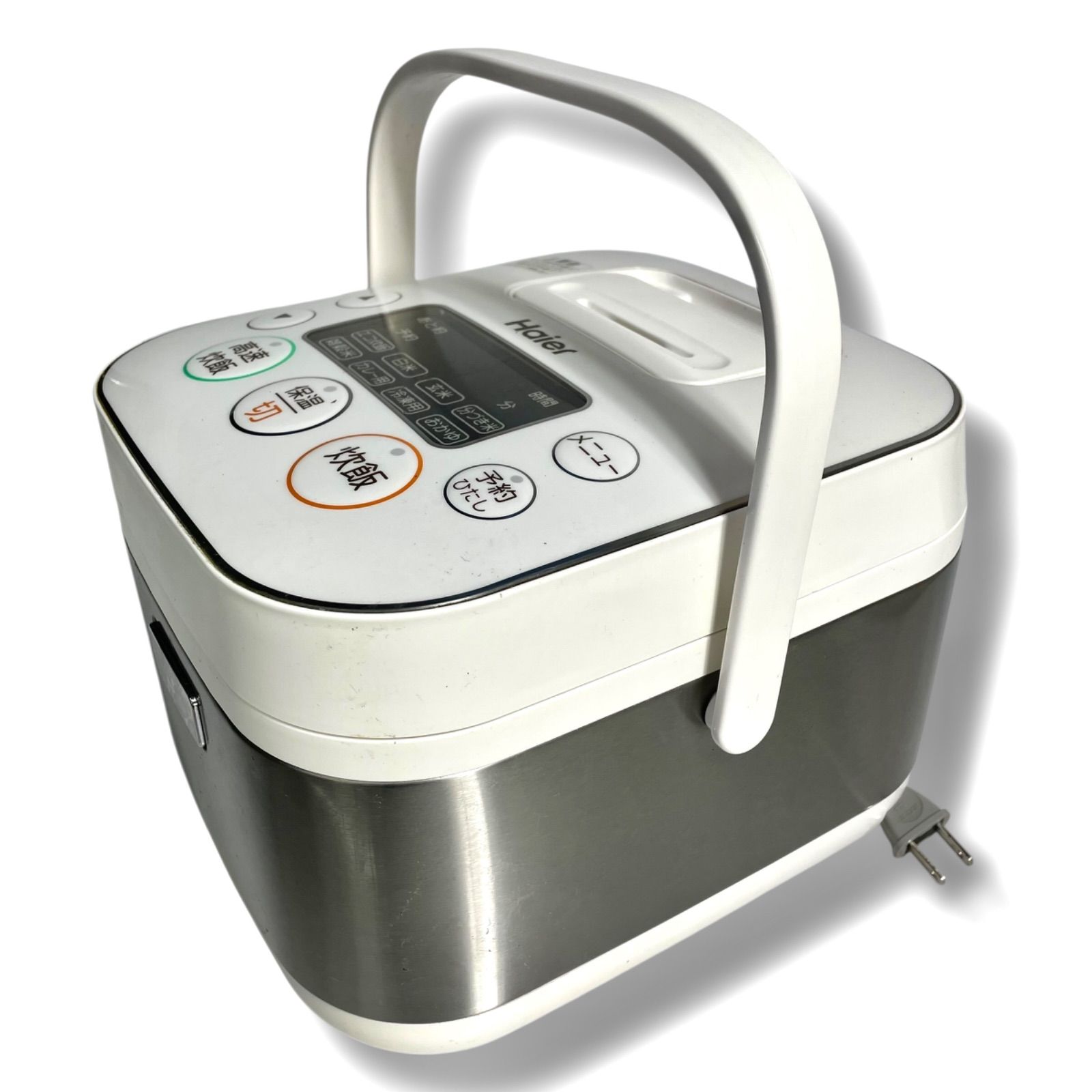 中古 美品】ハイアール 炊飯器 3合 JJ-M31A 2015年製 ホワイト 白