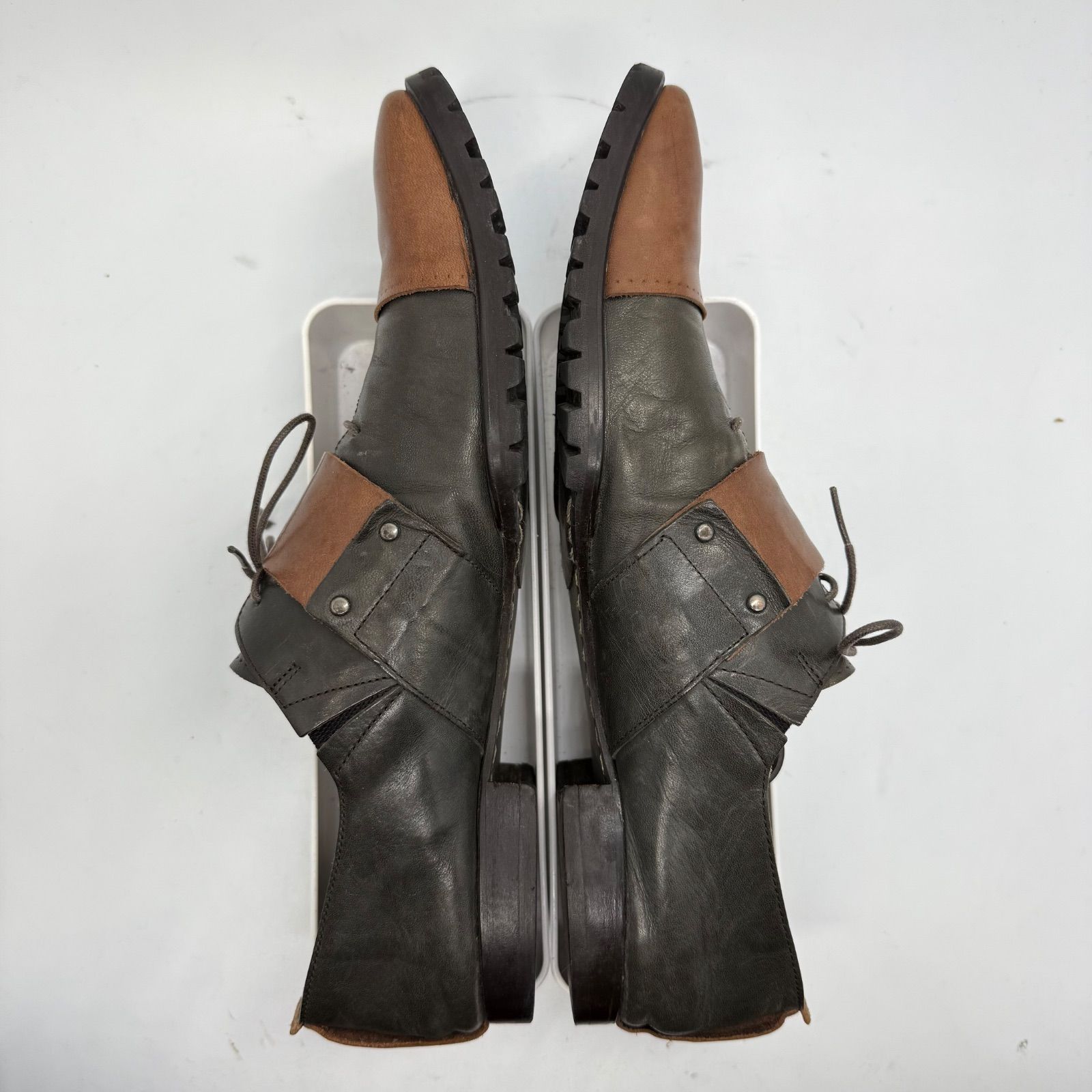 alfredo BANNISTER 00s y2k archive Leather strap shoes 43
